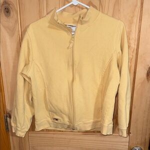 Speedo Yellow Crew Neck Sweatshirt Zip Up